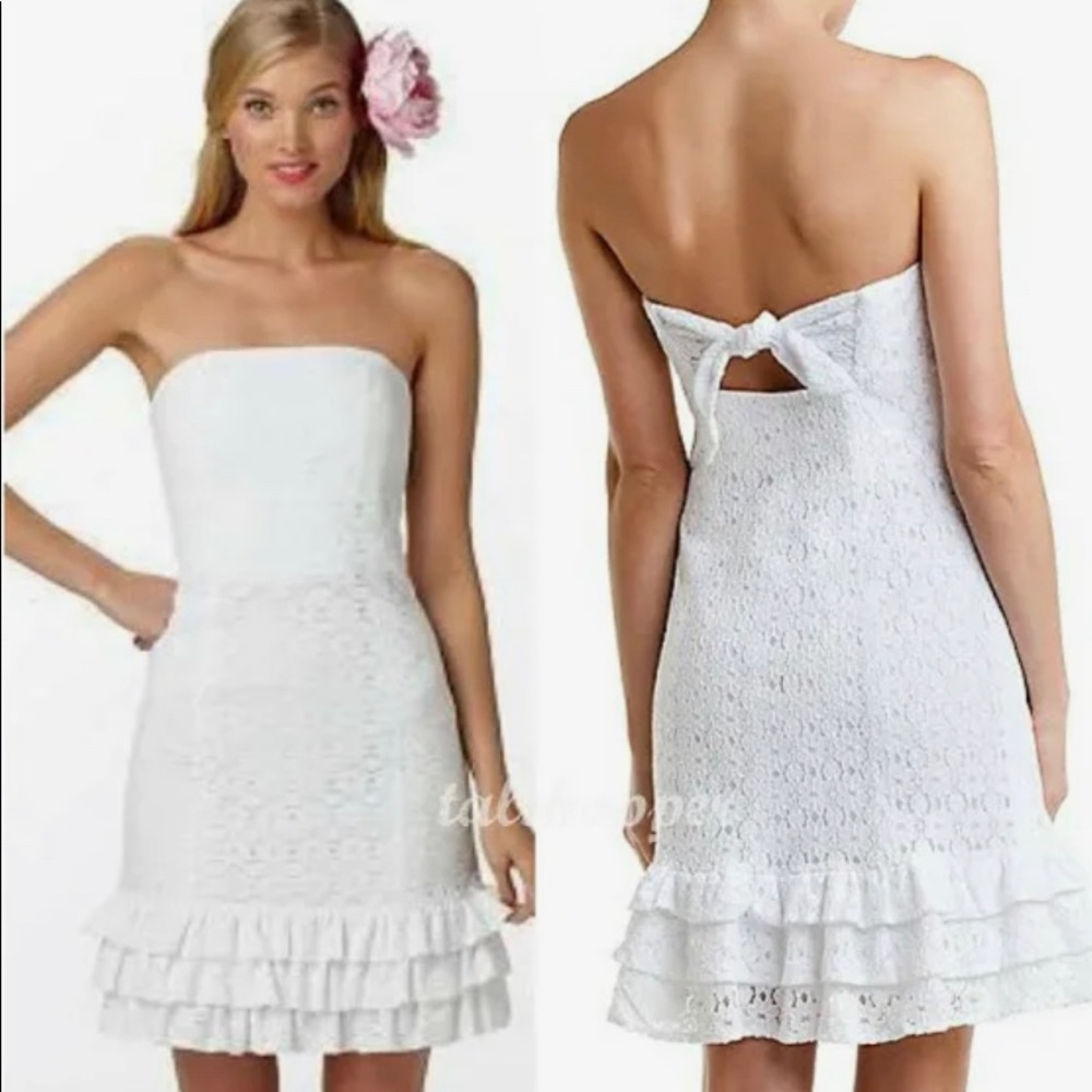 Lily Pulitzer Franco dress. Halter top with tie back.